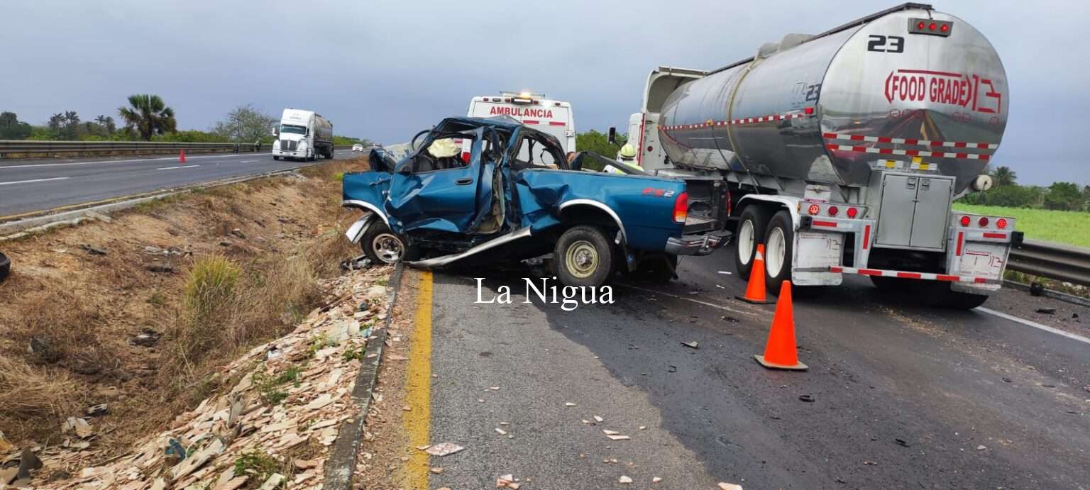 Dos muertos en accidente sobre la carretera Cosamaloapan-Isla