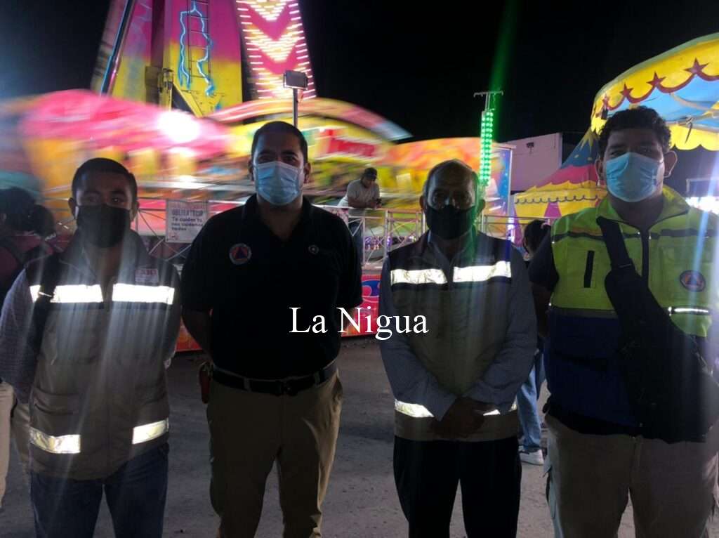 Supervisa y vigila Protección Civil municipal seguridad de los juegos mecánicos y rutas de evacuación de la Feria
