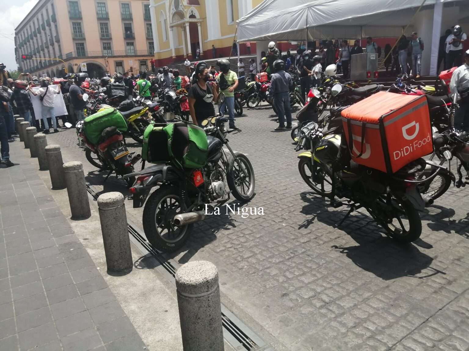 Motociclistas se manifiestan por abusos de elementos de la SSP