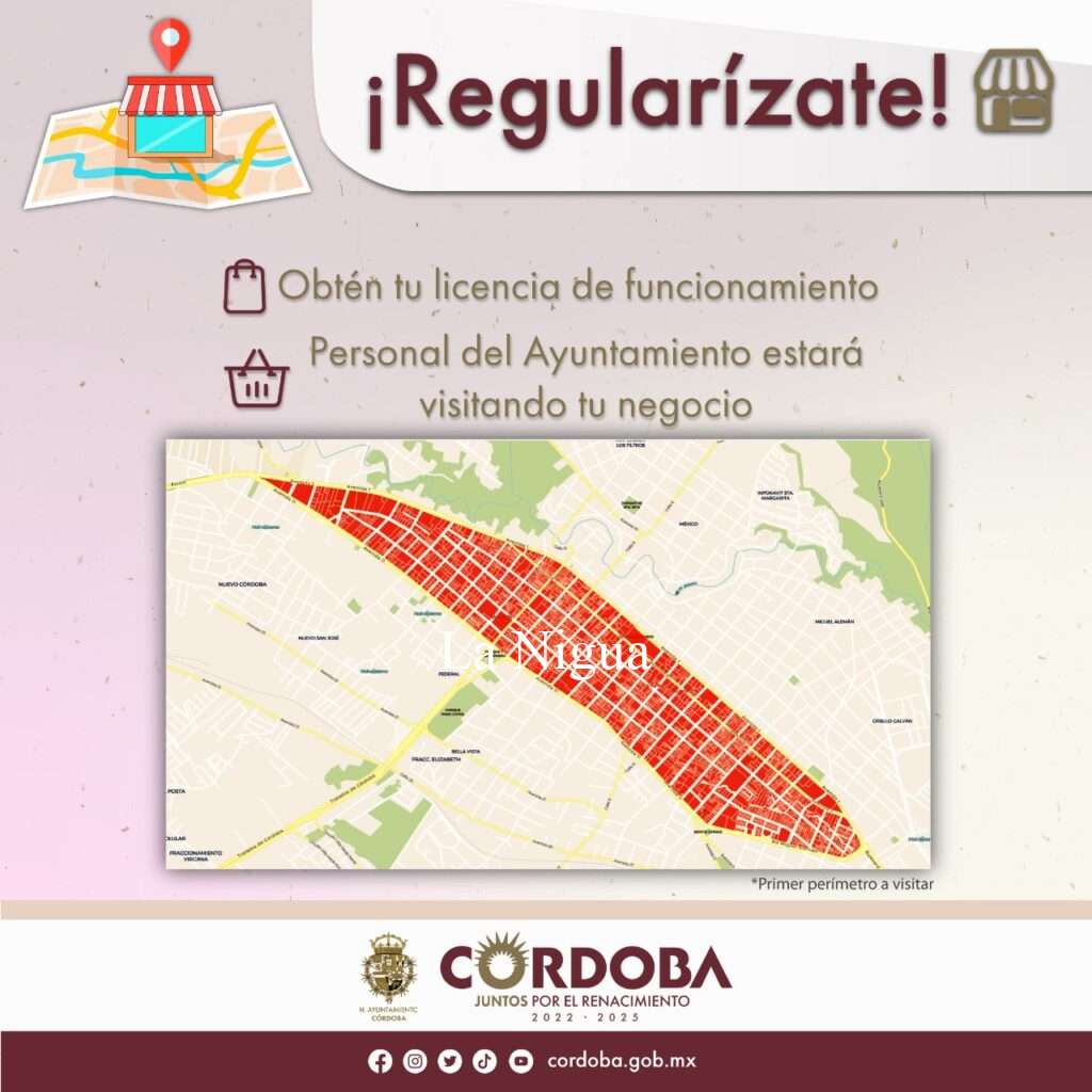 Exhortan a regularizar negocios, realiza Ayuntamiento visitas en primer sector