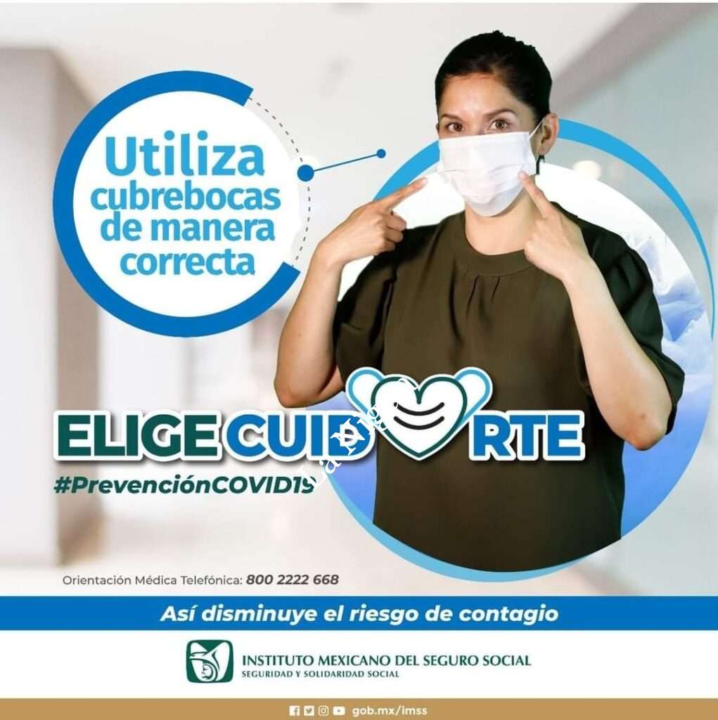 Llama IMSS Veracruz Sur a reforzar medidas sanitarias