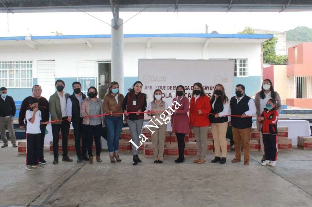 Entrega DIF Desayunos escolares