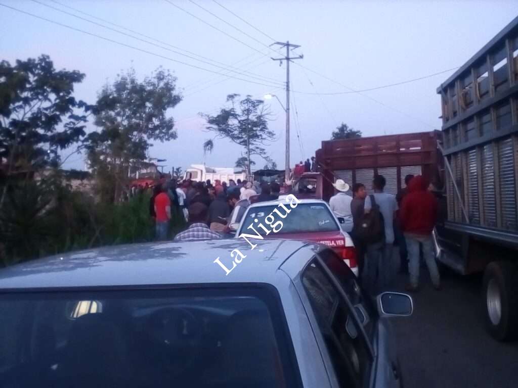 No hay paso hacia Xalapa por Totutla