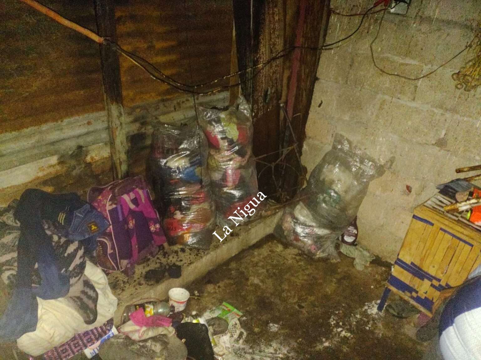 Se requiere apoyo para una familia afectada por un conato de incendio.