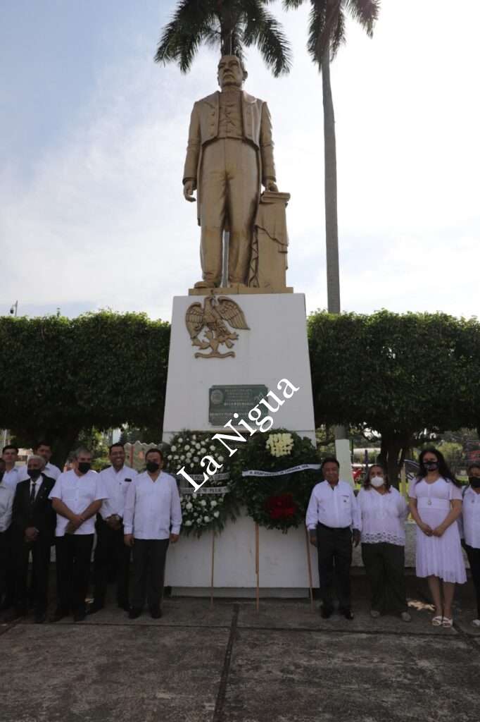 Conmemoran autoridades municipales el 150 Aniversario Luctuoso de Benito Juárez