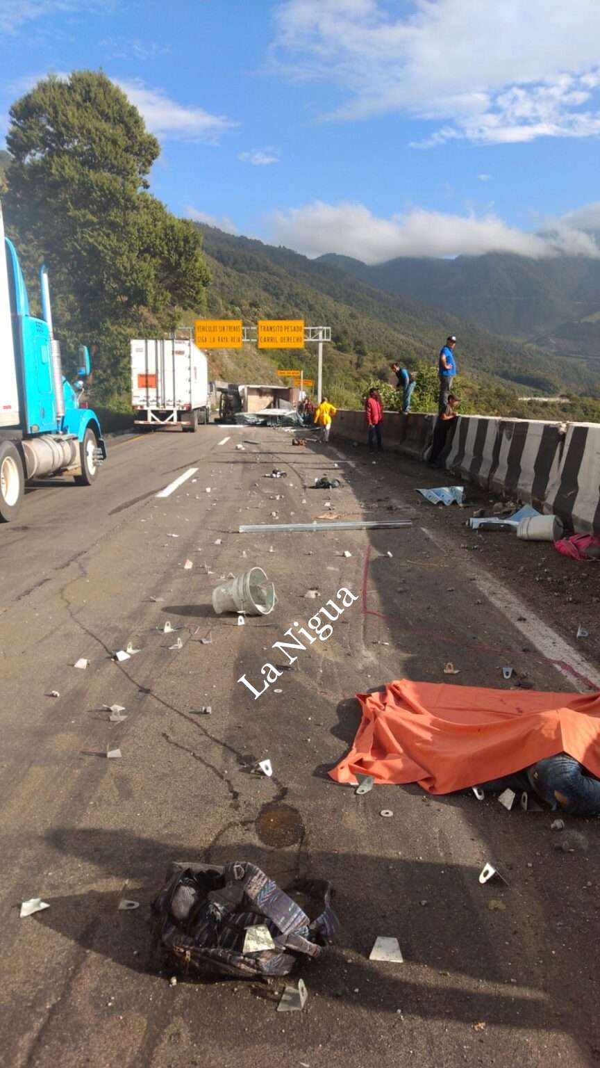 Trágico accidente en la autopista Esperanza-Ciudad Mendoza