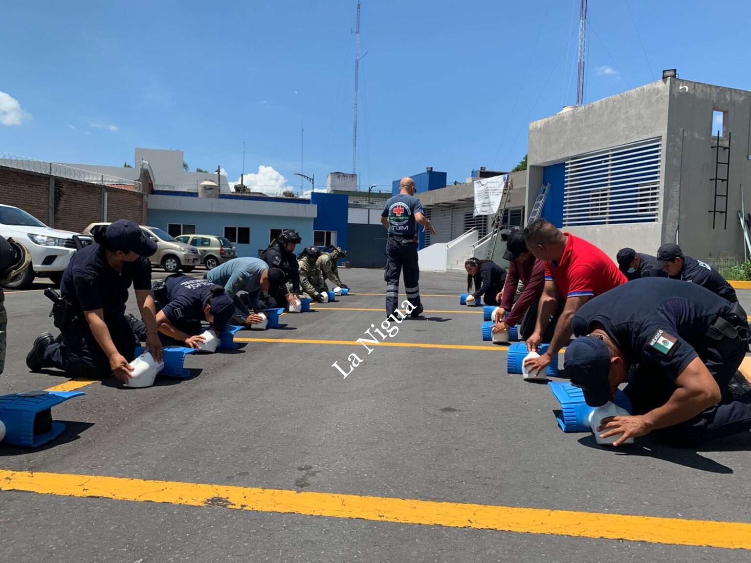 Capacita Cruz Roja a elementos de Tránsito y Policía Municipal en primeros auxilios