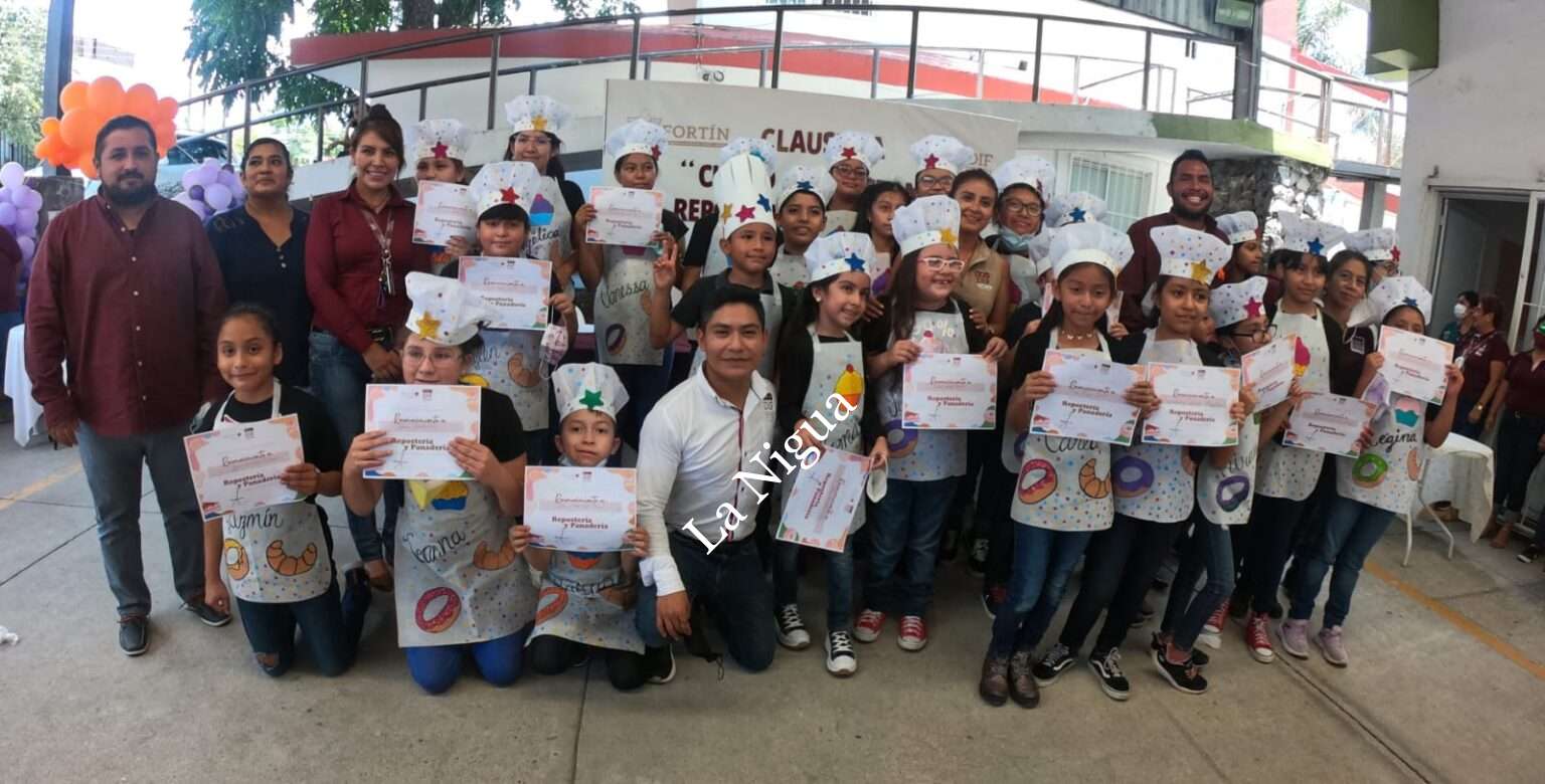 Clausura DIF taller de repostería y panadería para niños