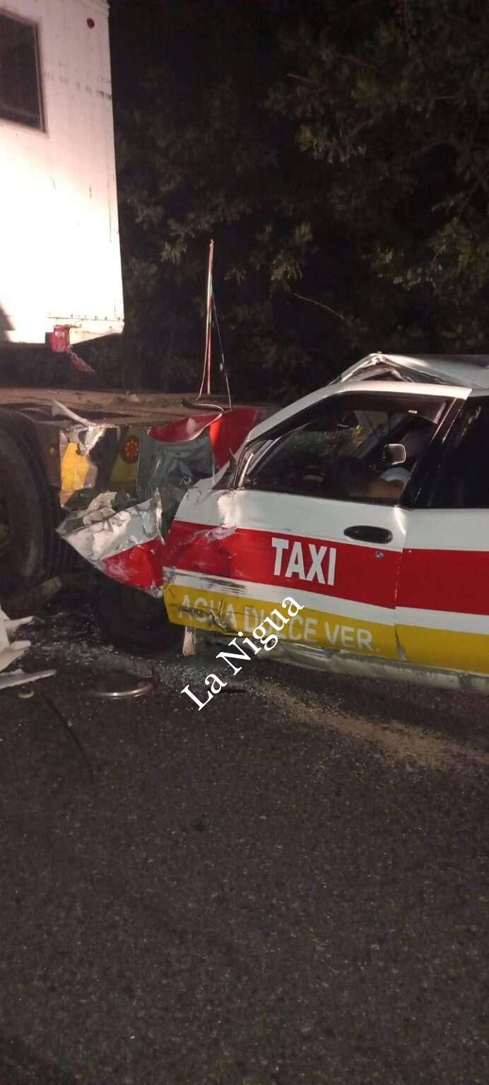 Muere taxista de Agua Dulce en accidente en Tabasco