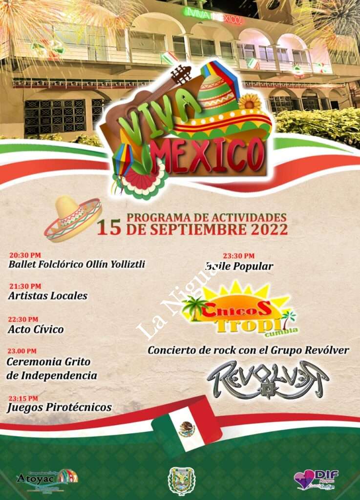 Conmemorará Atoyac el Grito de Independencia con baile popular