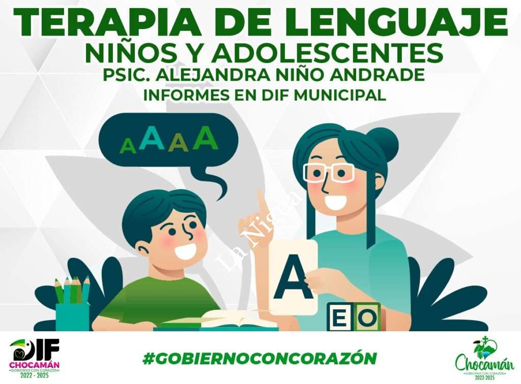 DIF Chocamán realizará Terapia de Lenguaje