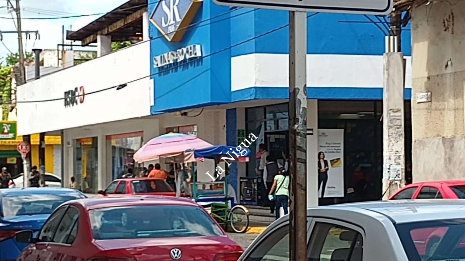 Violento atraco a cuenta habiente en Tuxpan