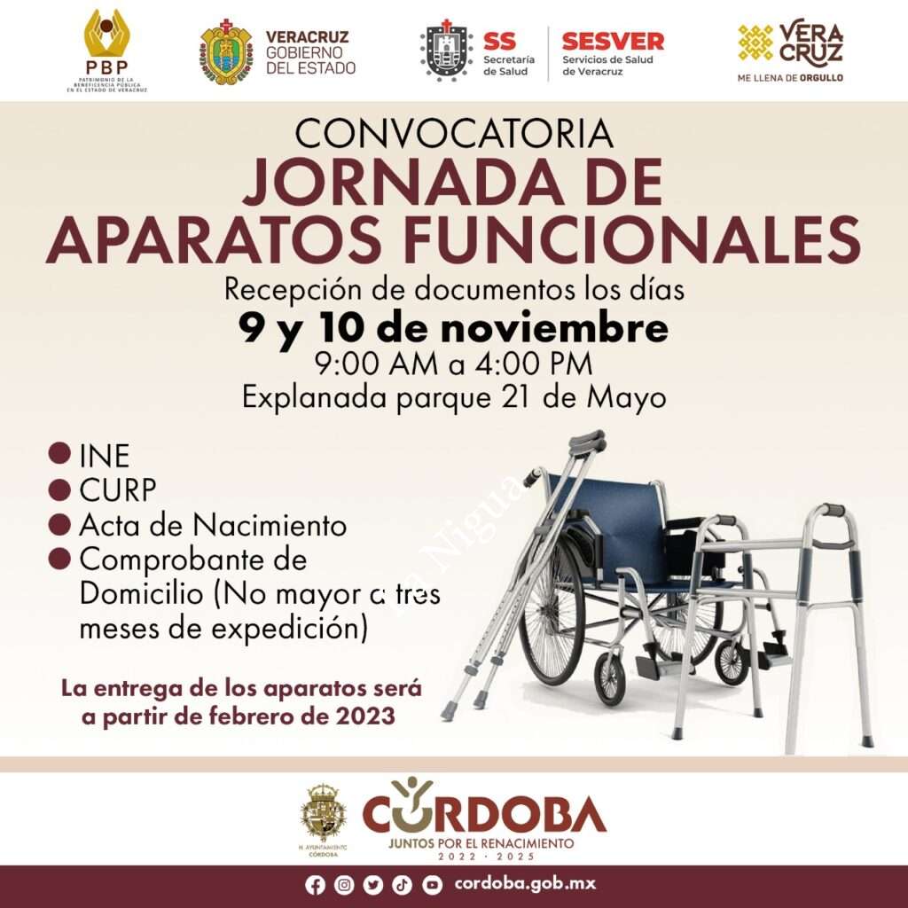 Entregará Sesver y Ayuntamiento aparatos de movilidad gratuitos