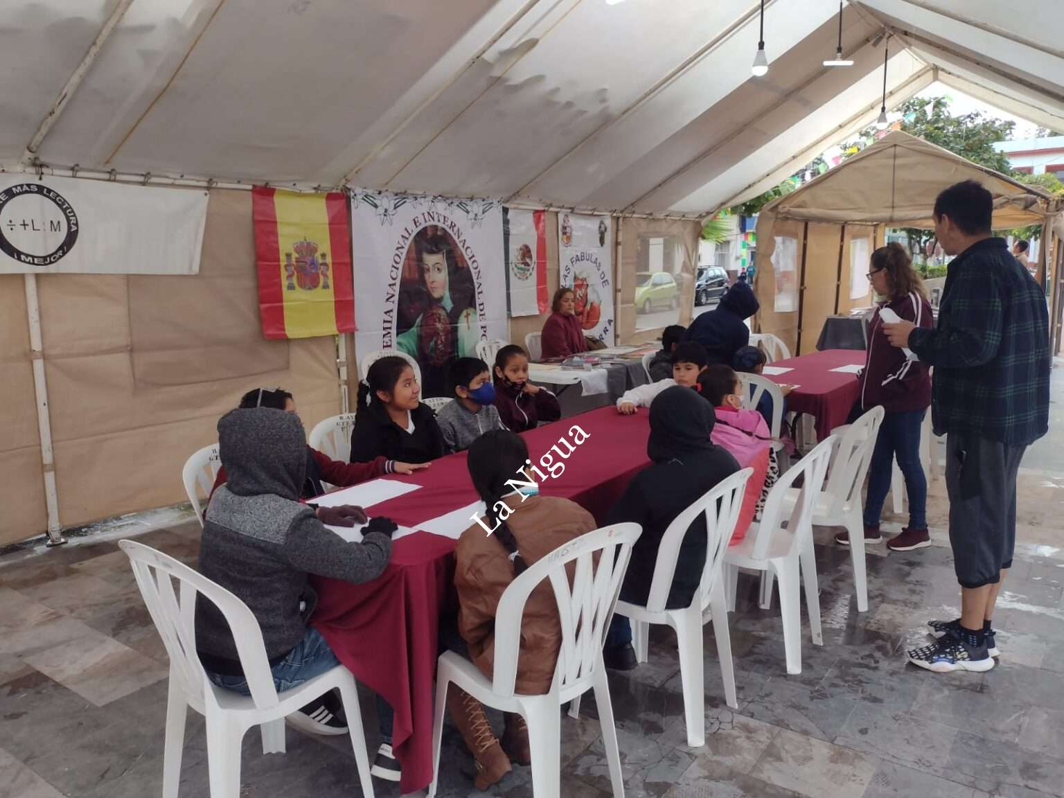 Participa la ANIP sede Papantla en la Feria del Libro en Gutiérrez Zamora