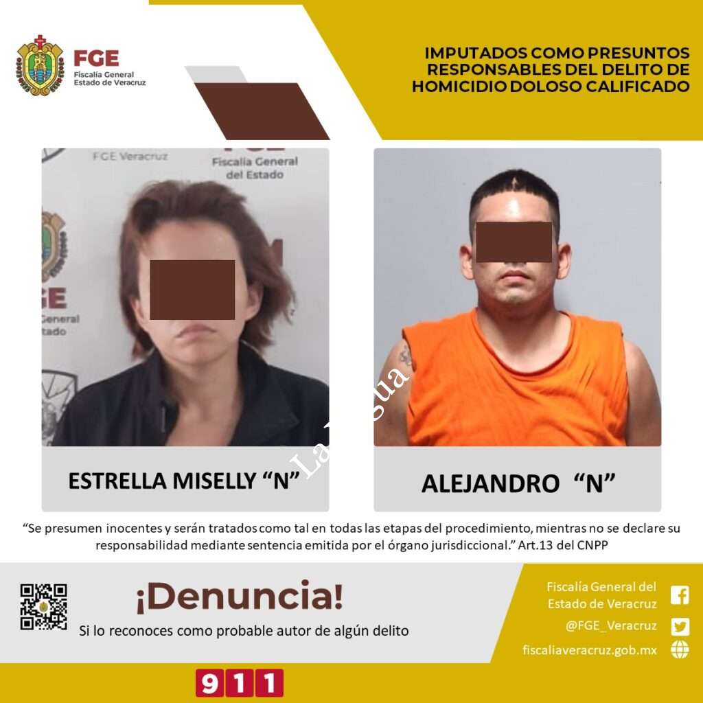 Imputados como presuntos responsables del delito de homicidio doloso calificado