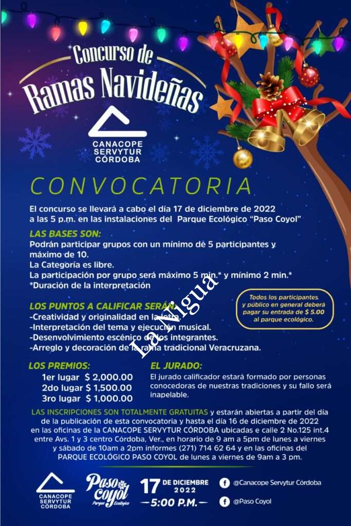 Concurso de Ramas Navideñas Canacope