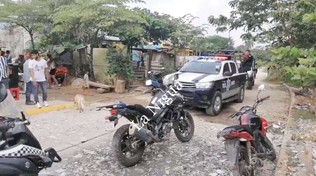 Pleito con machete moviliza a los cuerpos de seguridad.