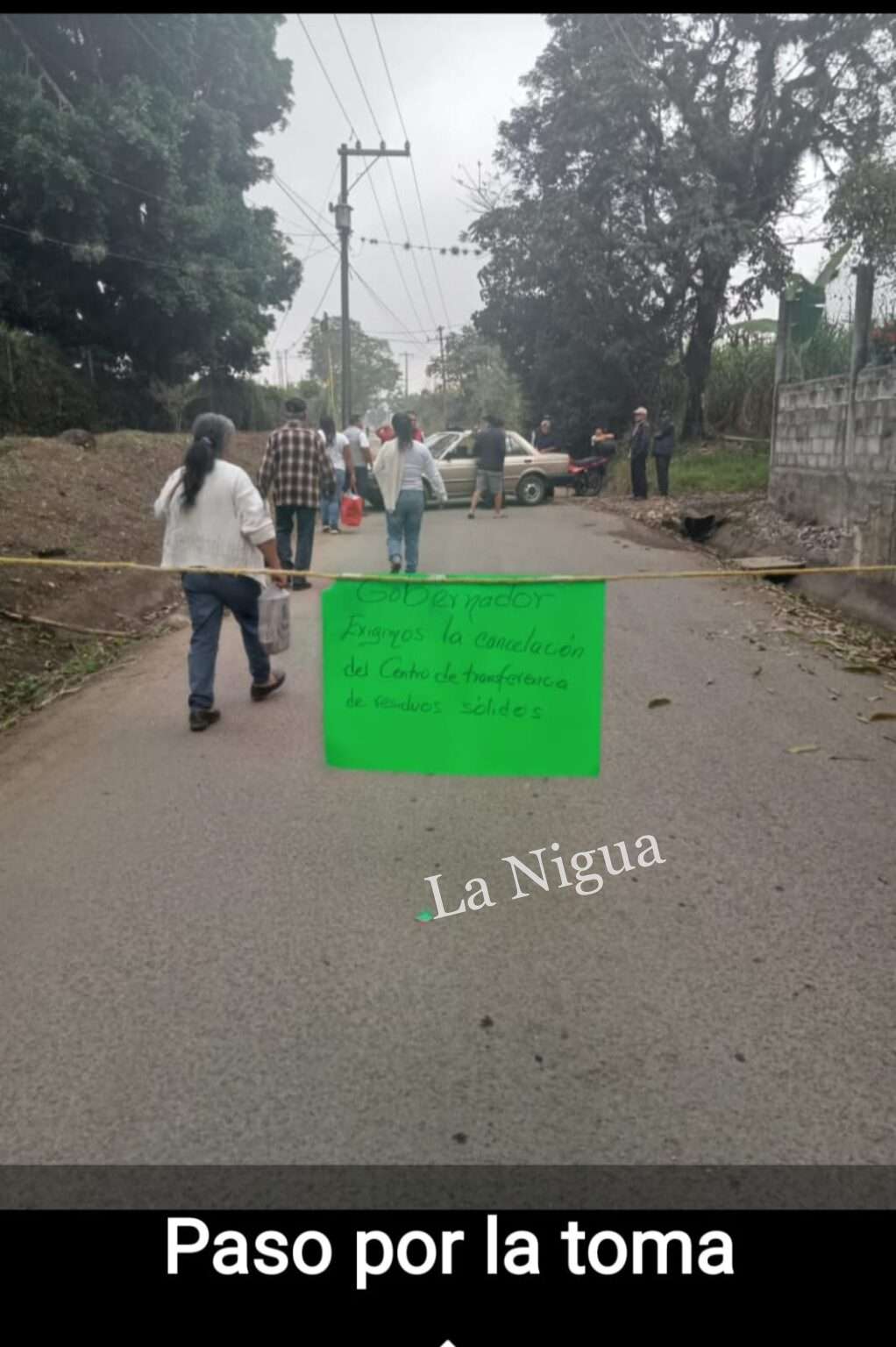 Vecinos de Homex vuelven a realizar bloqueo; están en contra de la construcción del Centro de Recolección de Basura