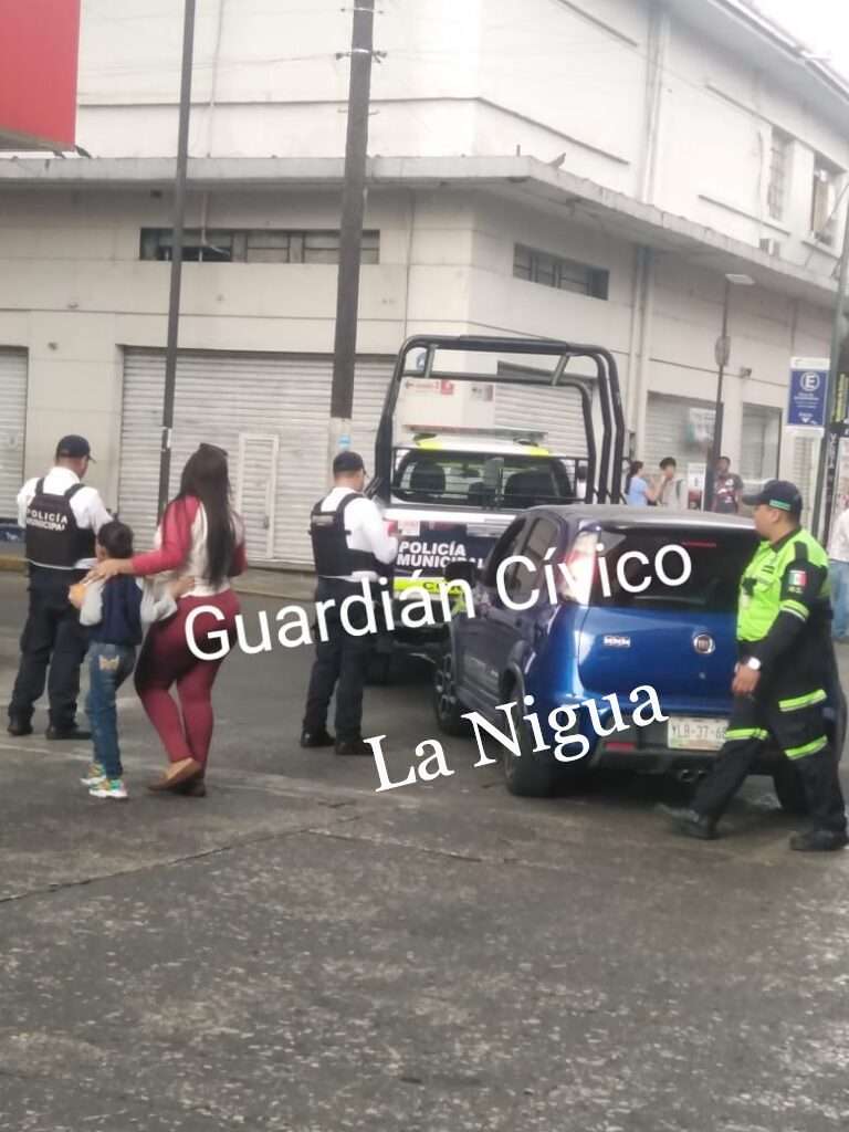 Reportan a Guardián Cívico un leve accidente en la avenida Nacional