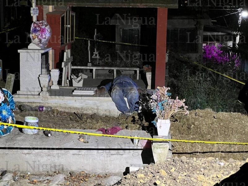 Muere albañil dentro del Cementerio Municipal
