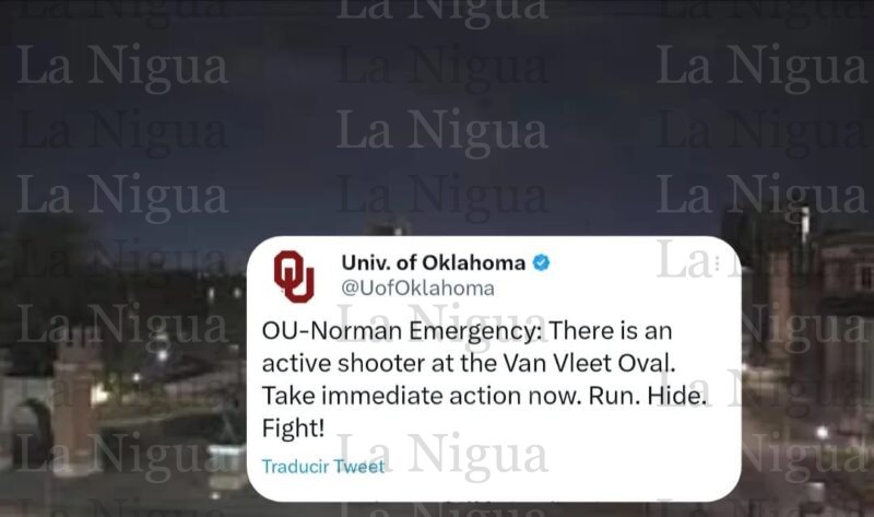 Se reporta tirador activo en la Universidad de Oklahoma
