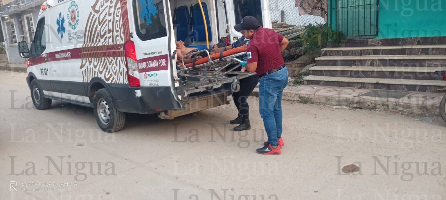 PC atiende a desmayado en Cerro de Nanchital