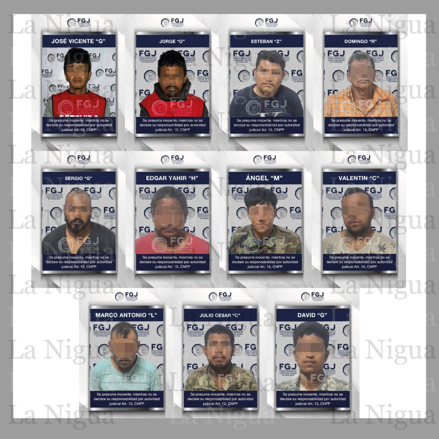 Meten de “jale” a 12 malandros