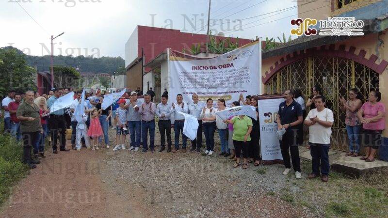 En dos días se anuncian 5 obras de gran beneficio social en Huatusco.
