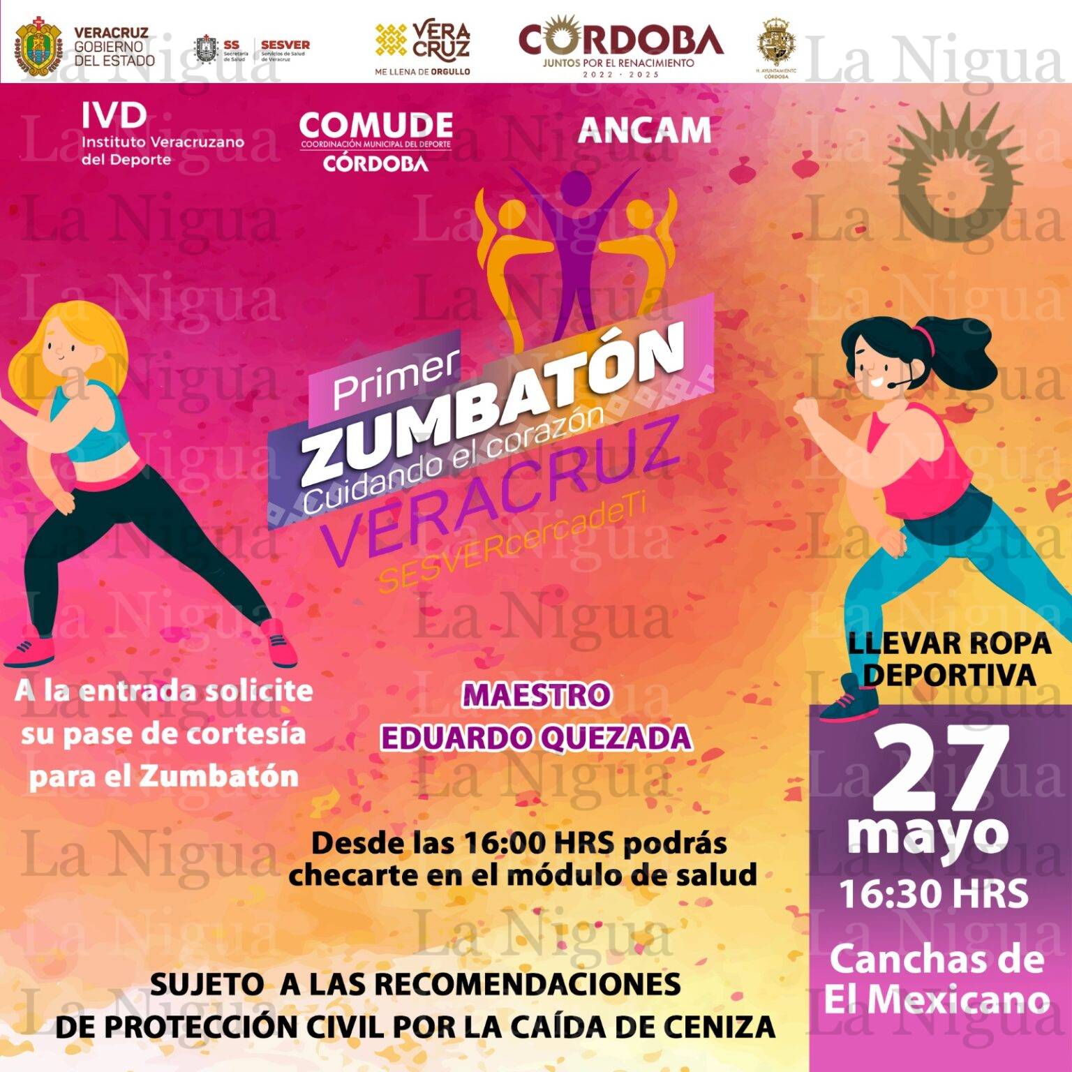 Invita Ayuntamiento a participar en Zumbatón “Cuidando el Corazón de Veracruz”