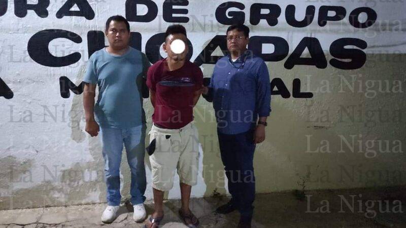 Detienen al “picapiedra” por robar bocina en Las Choapas