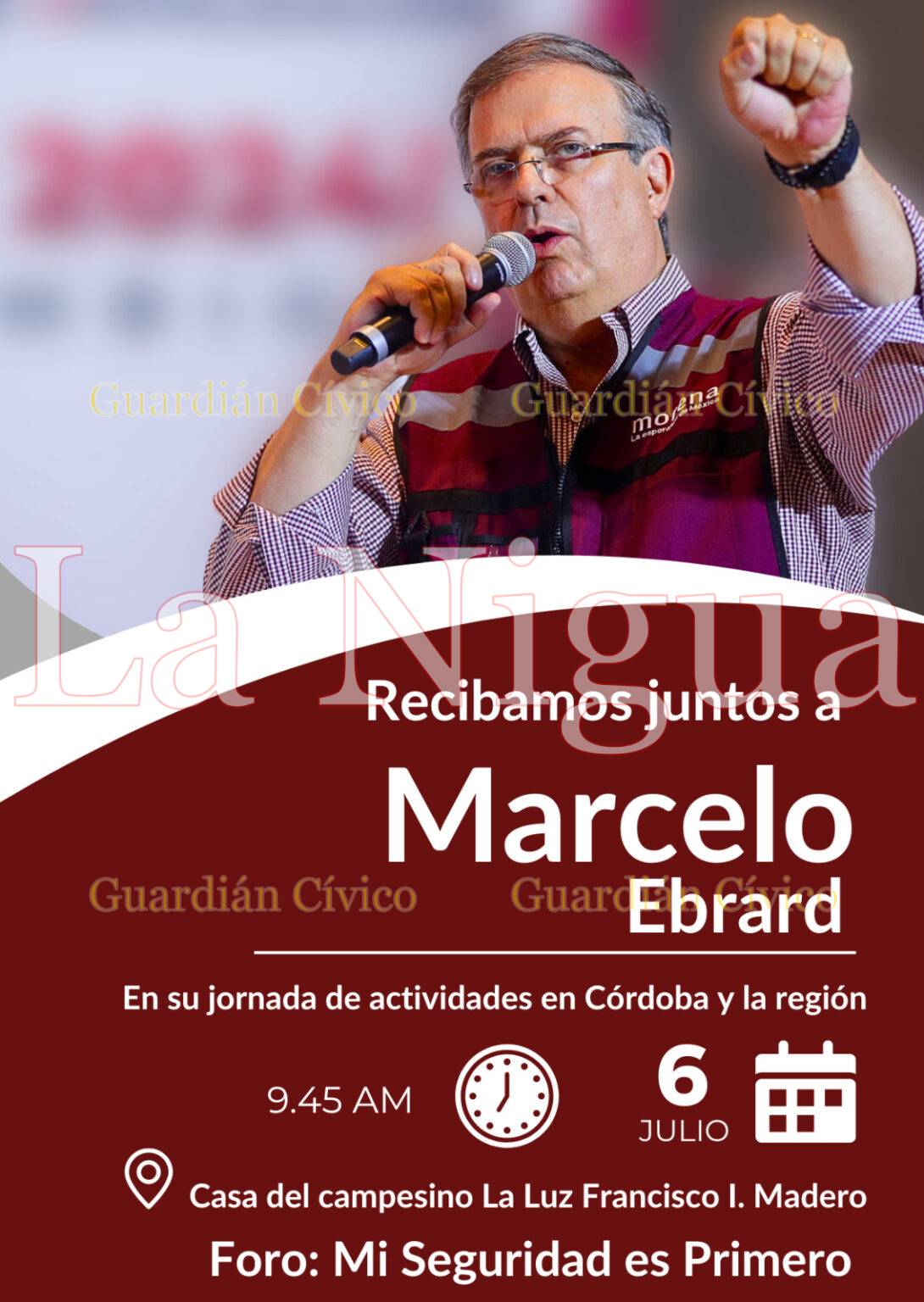 Llega Marcelo Ebrard a Veracruz Puerto, Córdoba, Yanga y El Potrero