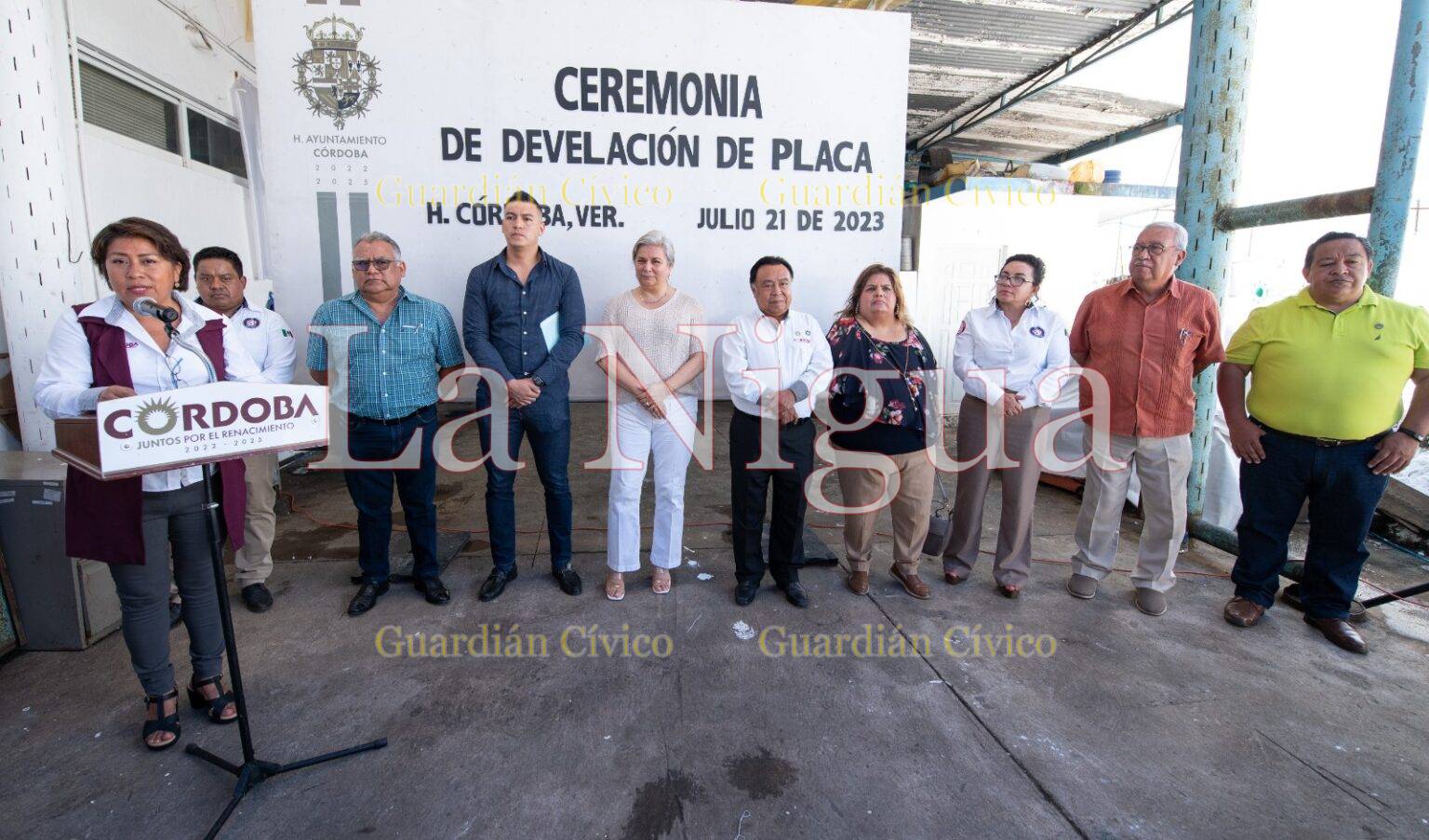 Develan autoridades placa de Macromedidor en Hidrosistema