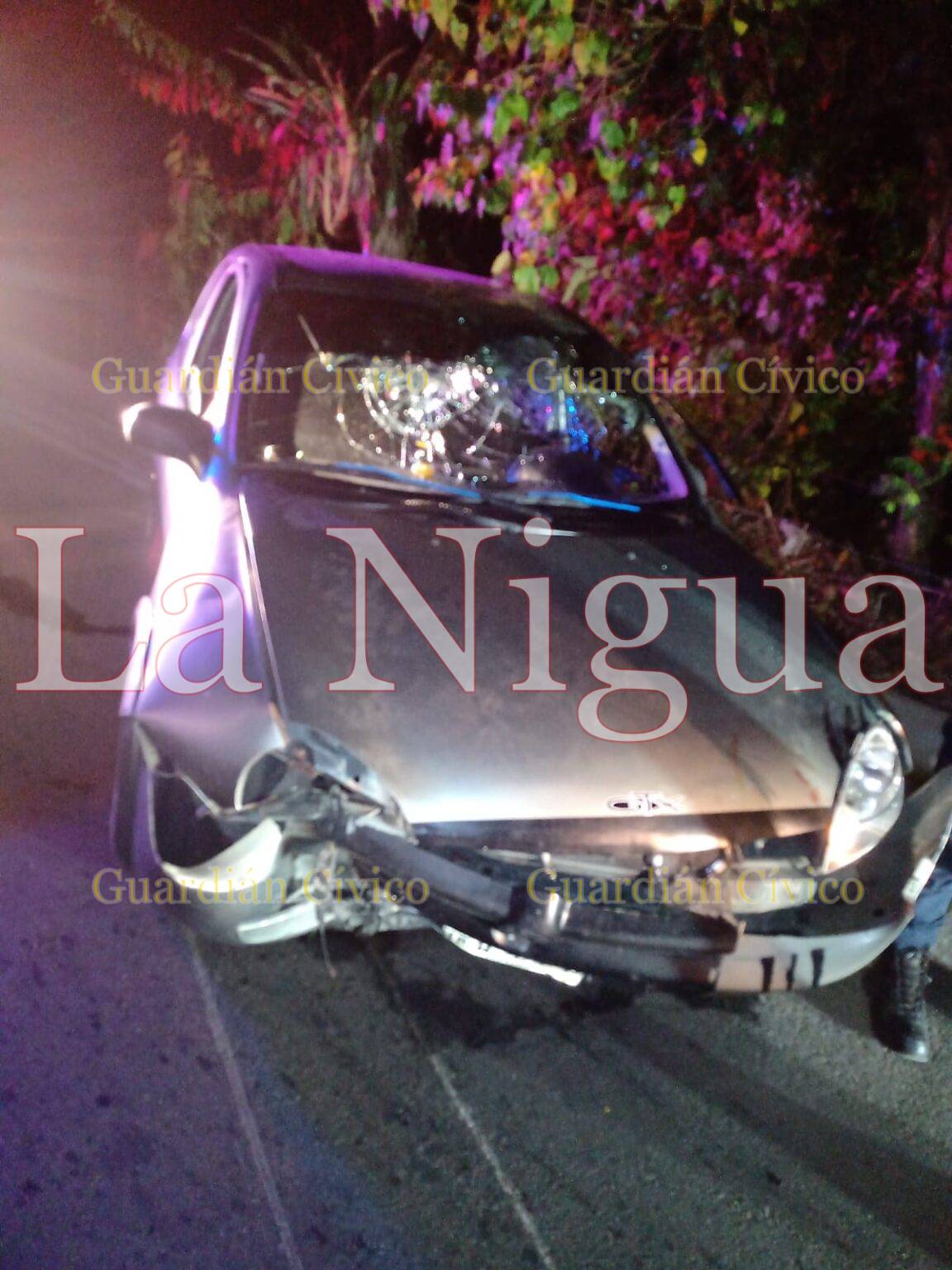 CONDUCTOR ABANDONA A SEXAGENARIO TRAS ACCIDENTE