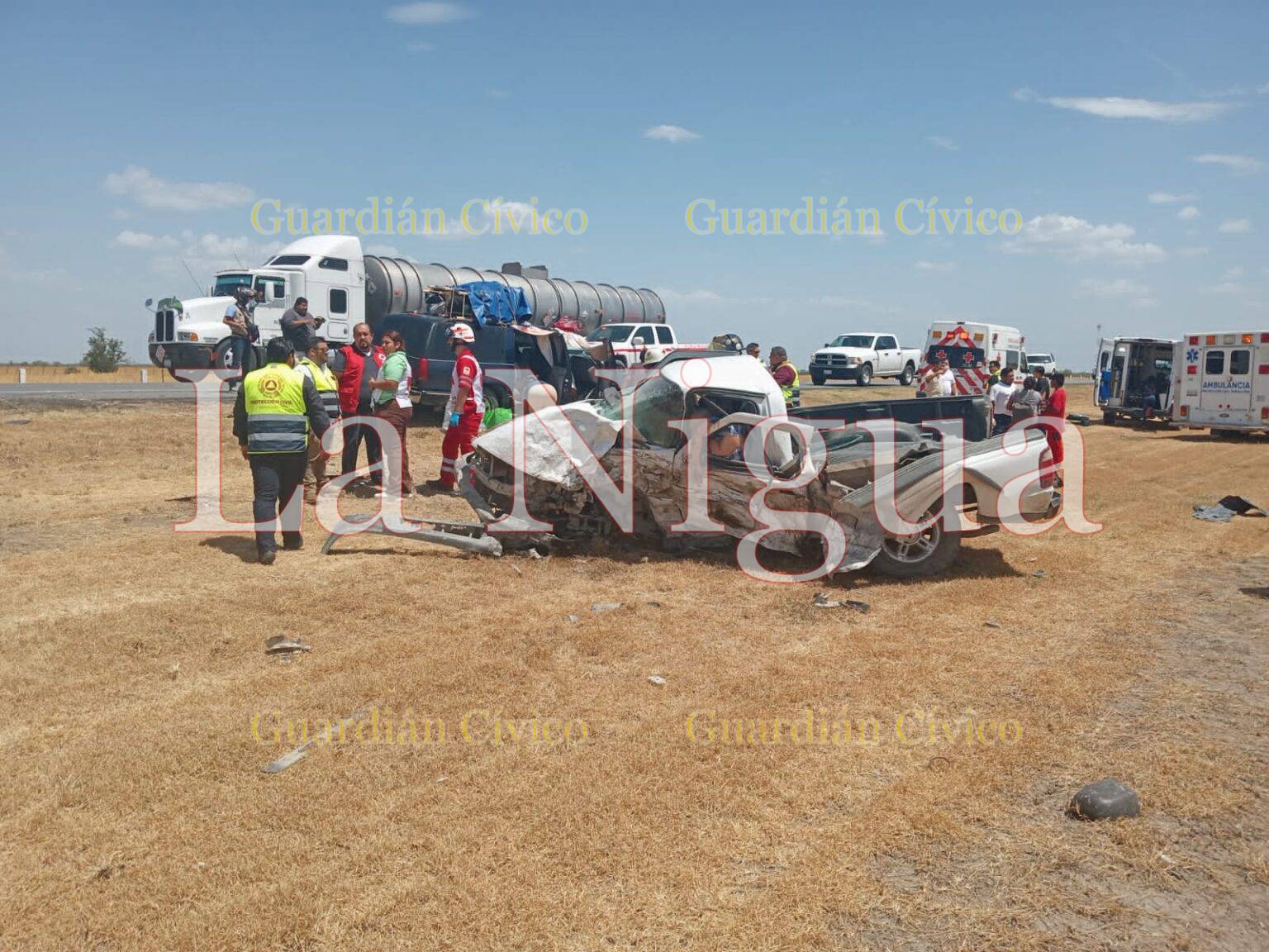 Espantoso choque: 10 heridos y un muerto