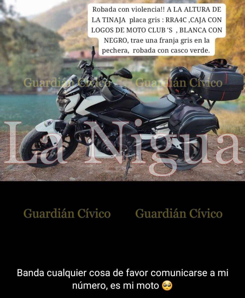 En Cotaxtla, sujetos armados asaltan a joven y lo despojan de su moto