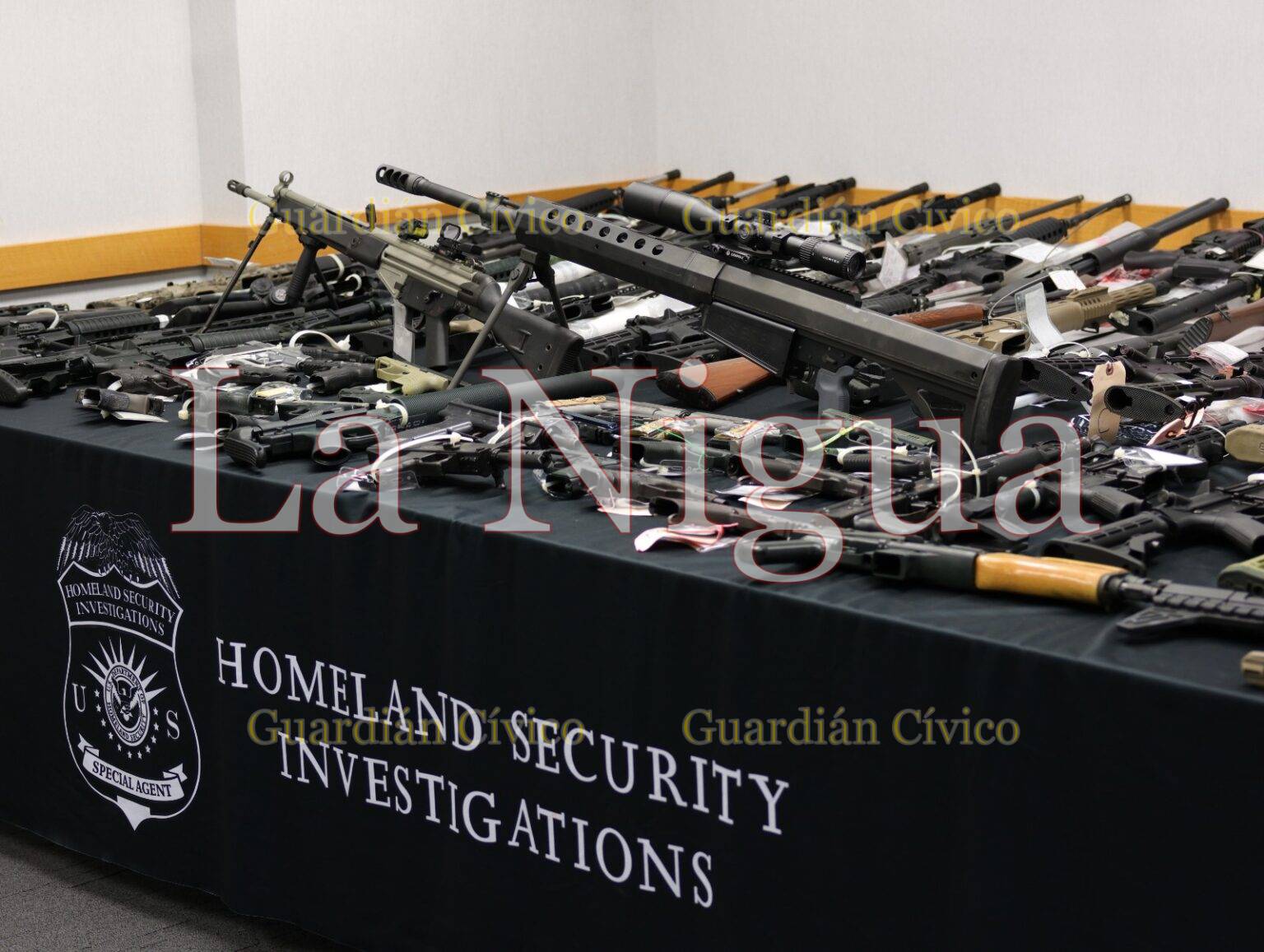 Decomisan armas y municiones desde Eagle Pass hasta Brownsville