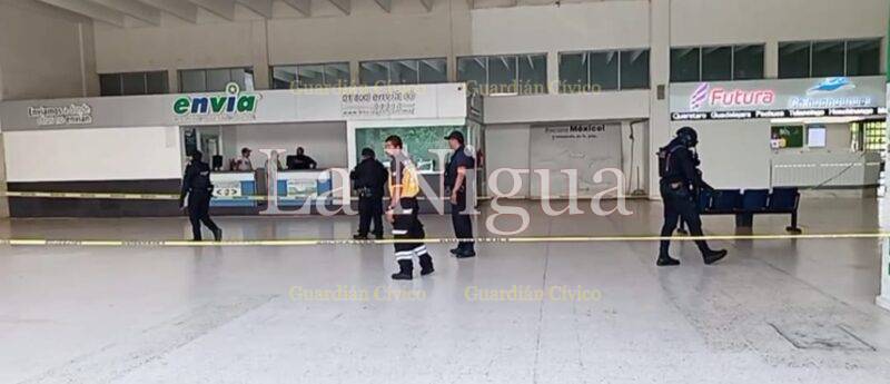 Pierde la vida, un trabajador al interior de la Central de Autobuses en Poza Rica