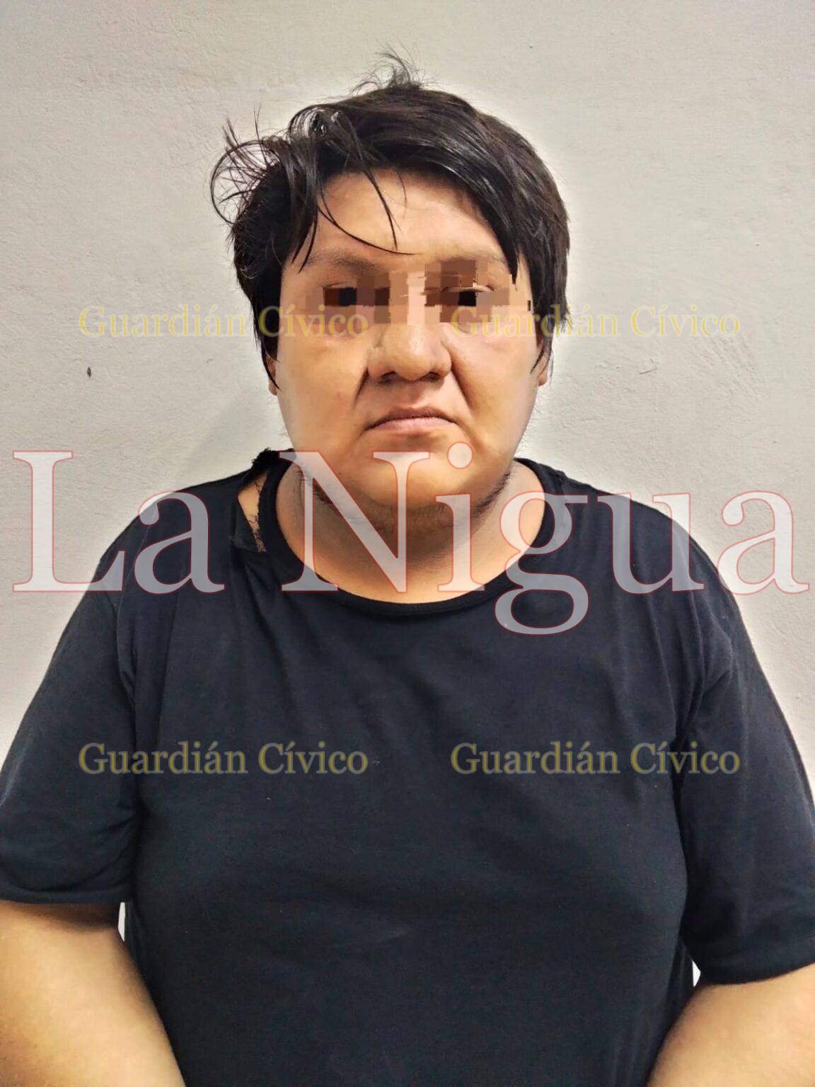 Detienen preventivos a otro papanteco con droga