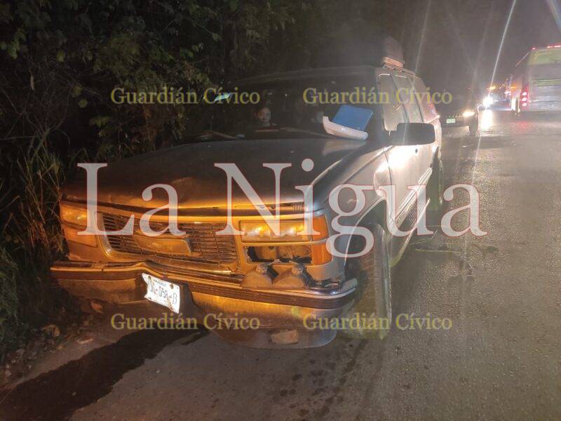 Carambola vehicular deja cuantiosos daños materiales en la Tantoyuca – Remanso