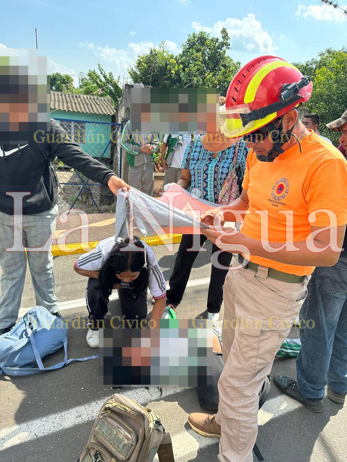 Cae estudiante de autobús “pirata” en Potrero Nuevo