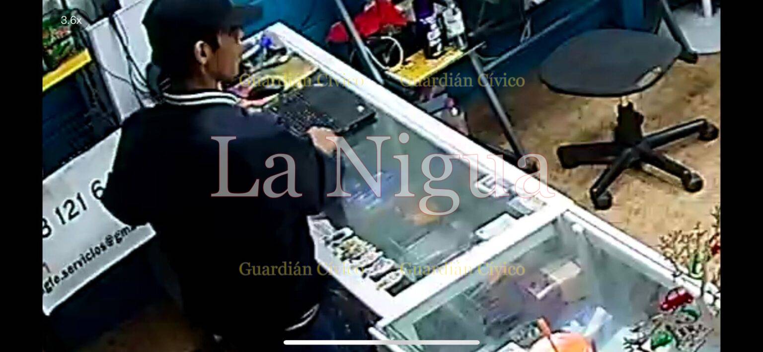 Roba computadora en Paso del Macho