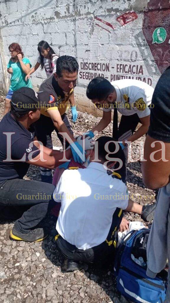 Masculino es golpeado por el tren en Fortín