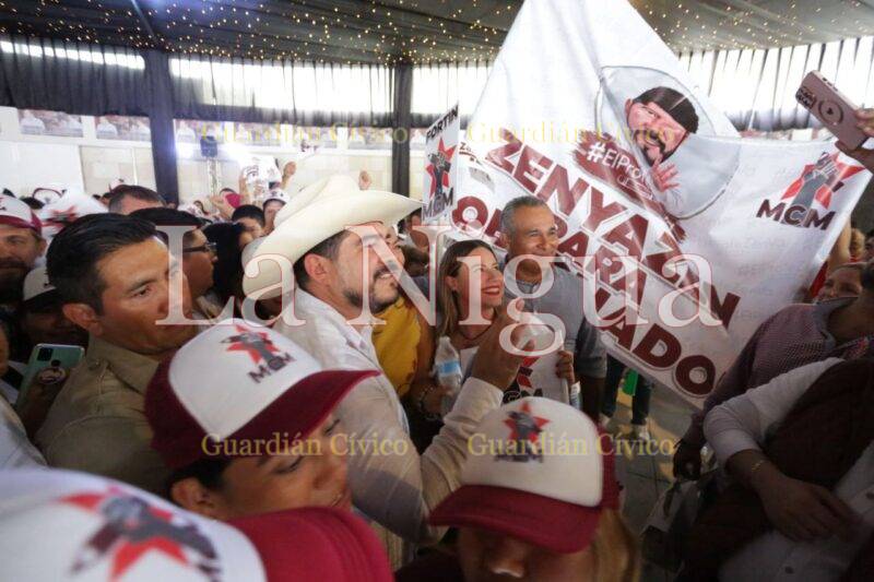 Respaldan simpatizantes a Escobar García rumbo a la Coordinación de Comités de la 4T