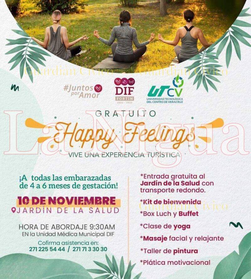 Invitan a experiencia Turística “Happy Feelings”; proyecto en conjunto entre UTCV y DIF Fortín