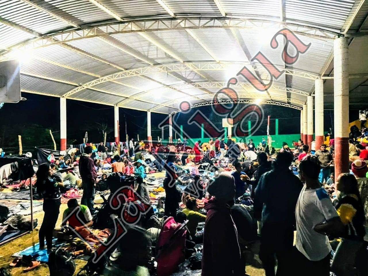 La caravana de migrantes Latinoam rica Unida est en Veracruz