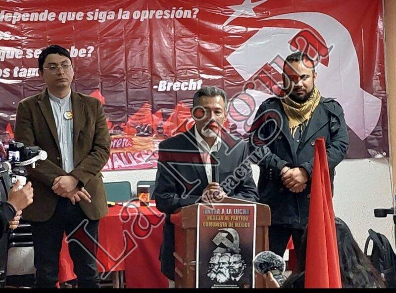 El Cordobés Marco Vinicio Dávila Juárez, candidato a la presidencia, por el Partido Comunista
