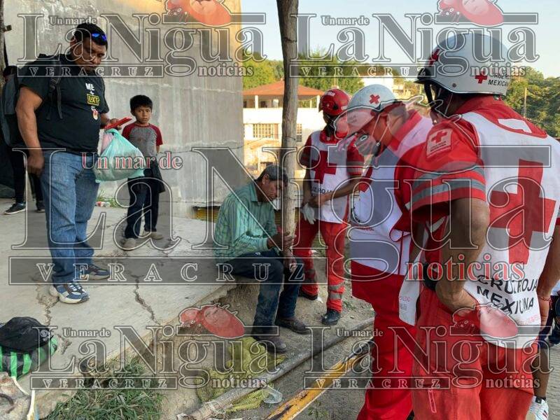 Golpean a un abuelito en Tantoyuca