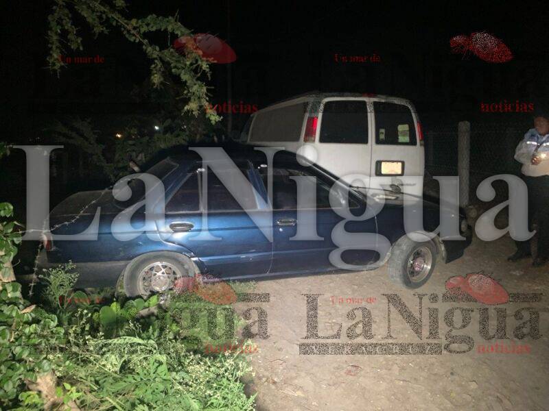 Mujer embarazada resulta lesionada en percance vial en un camino vecinal