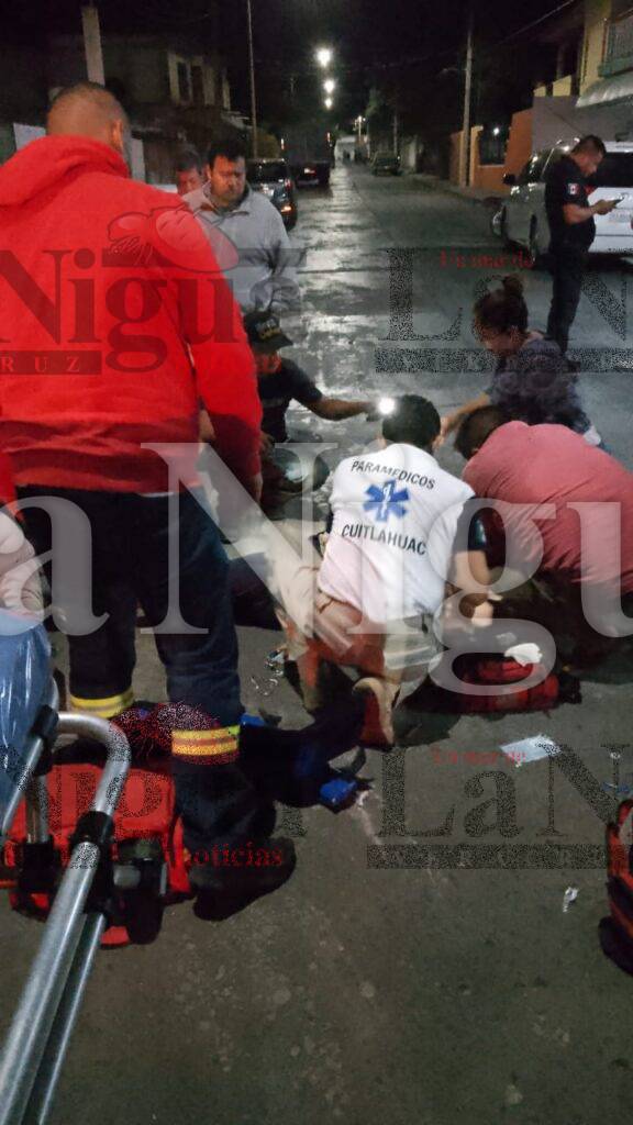 3 motociclistas lesionados tras choque en Cuitláhuac