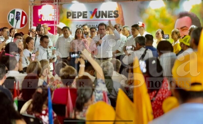 “Esta elección ¡va por el futuro de Veracruz; no permitiremos que nos lo arrebaten!”: Pepe Yunes